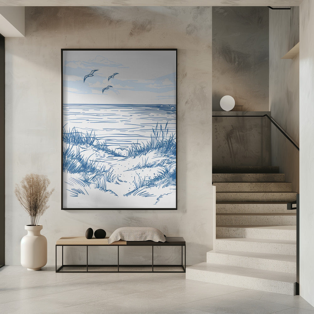 Seascape Sketch | Poster