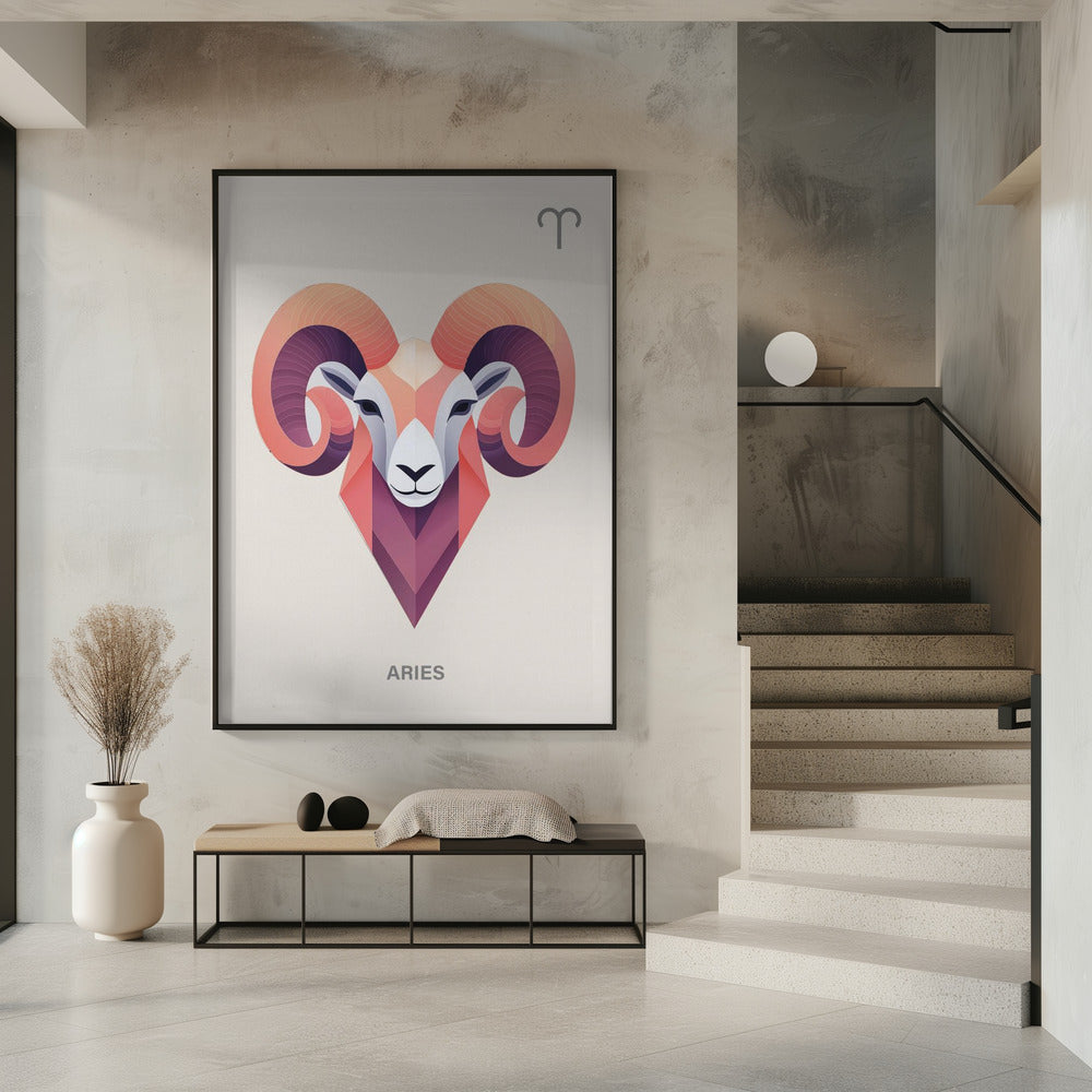 Zodiak Aries Art | Poster