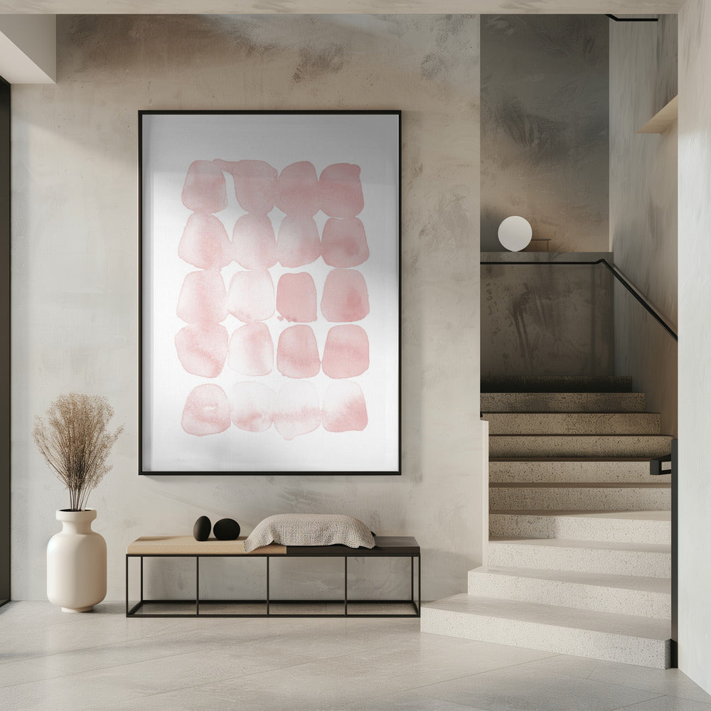 Abstract Blush Dots | Poster