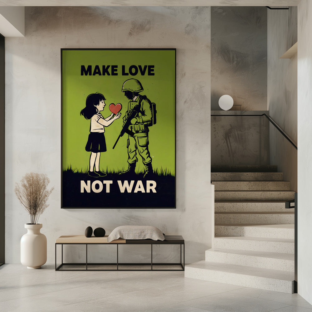 Make Love   Not War | Poster