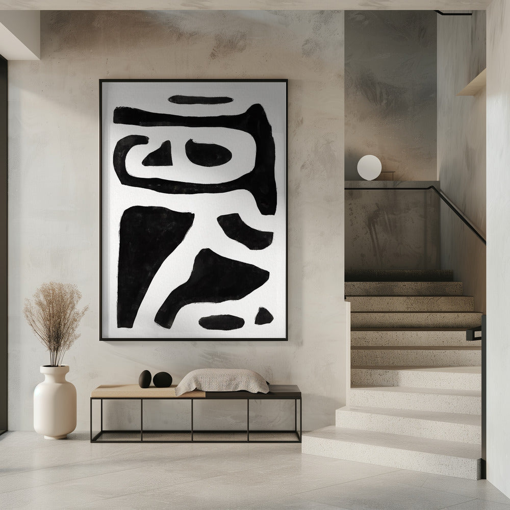 Black and White Abstract | Poster