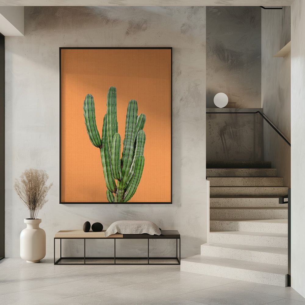 Orange Cactus | Poster