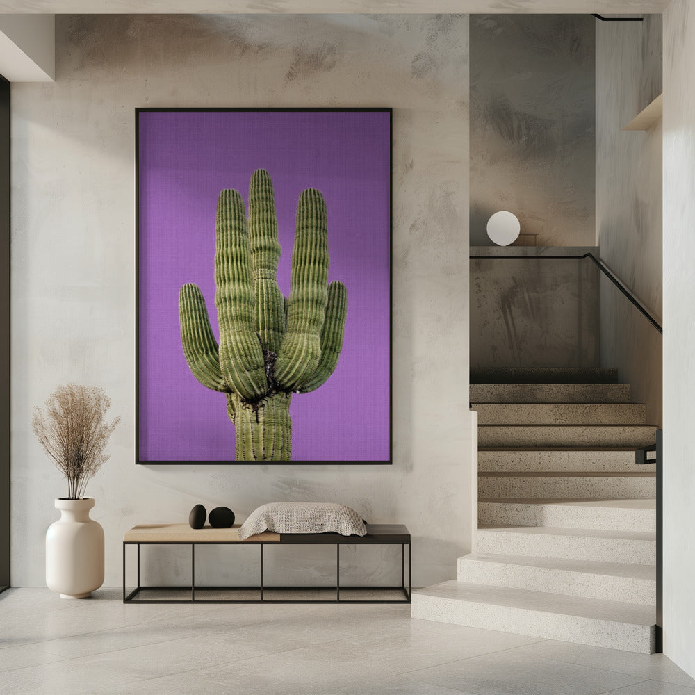 Purple Cactus | Poster