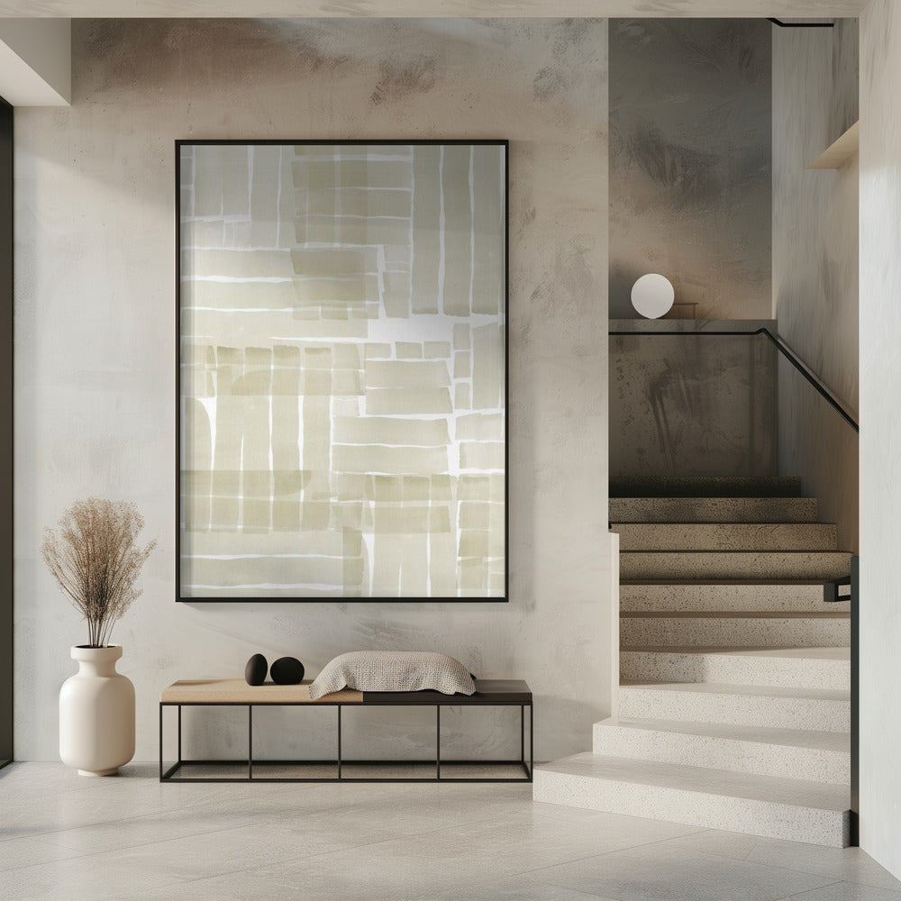 Neutral Tangle Grid 1 | Poster