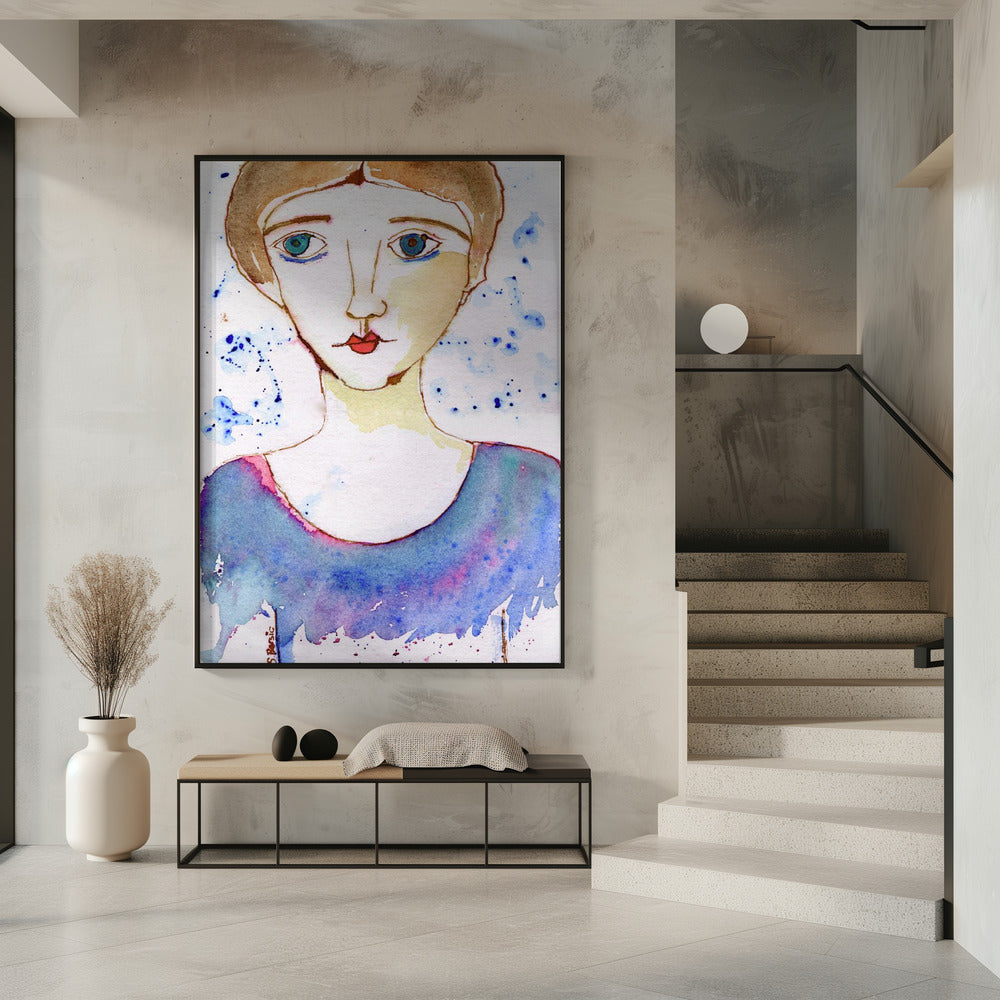 Lady looking | Poster