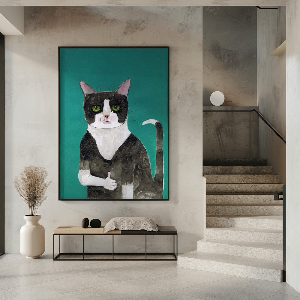 Cat thumbs up | Poster