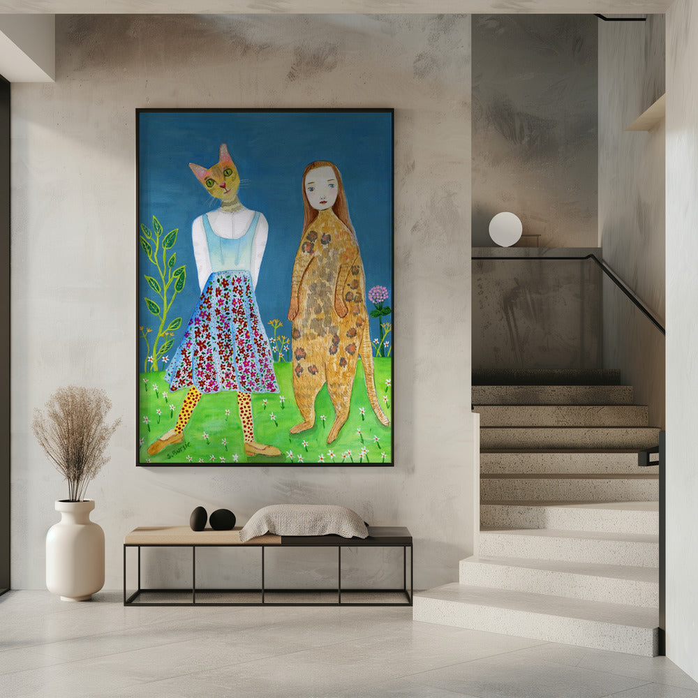 Switched Heads - Cat Lovers | Poster