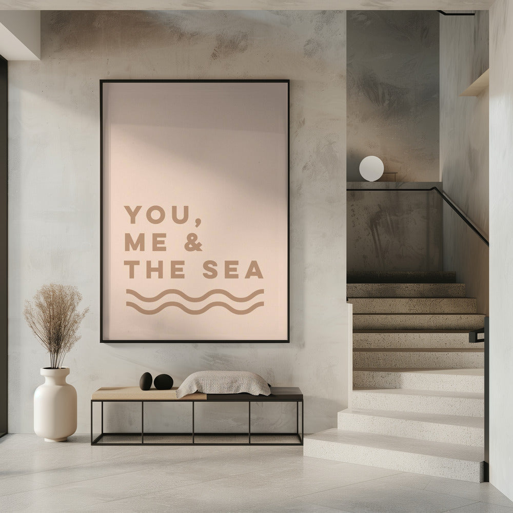 You Me And The Sea (Sand) | Poster