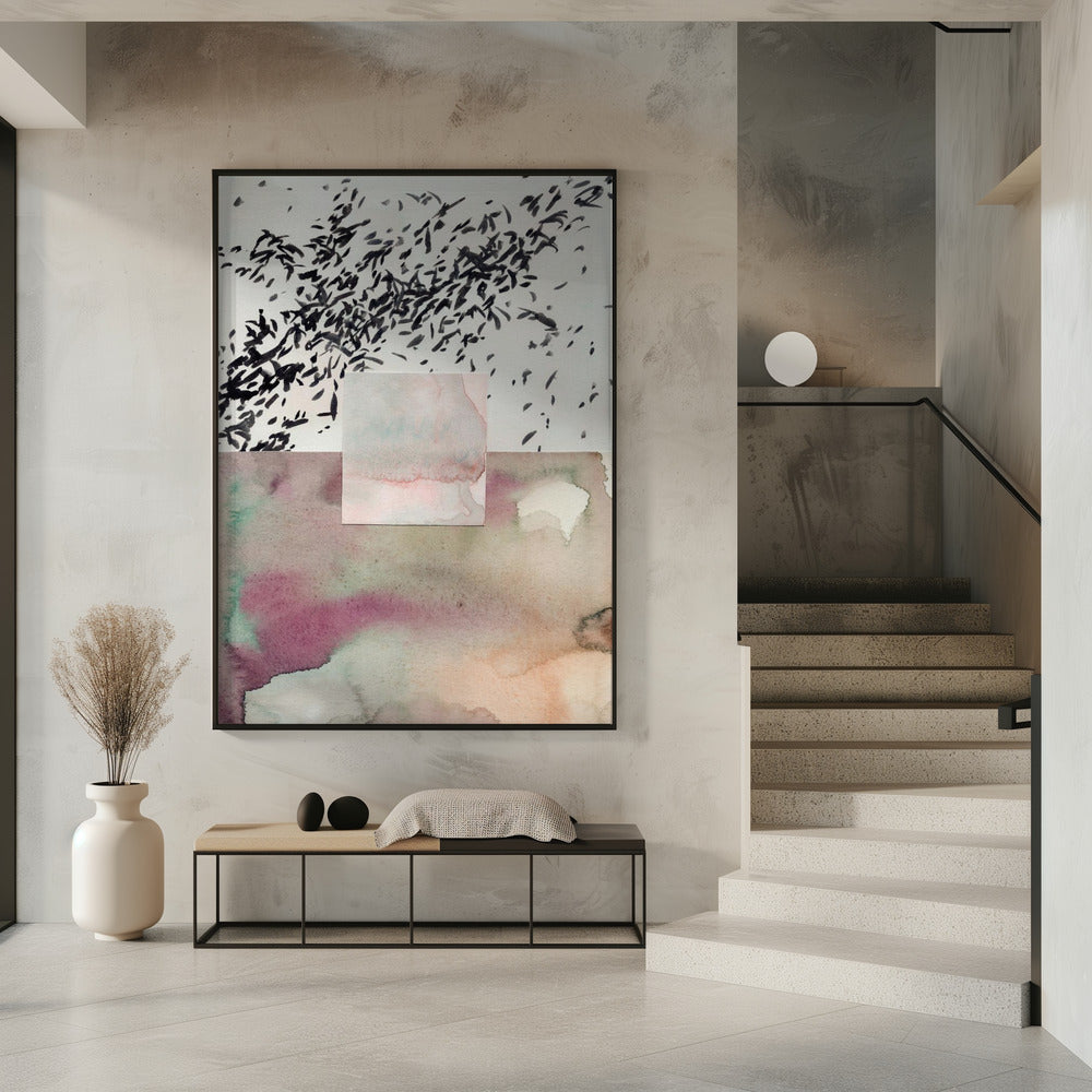 Watercolor abstract composition 7 | Poster