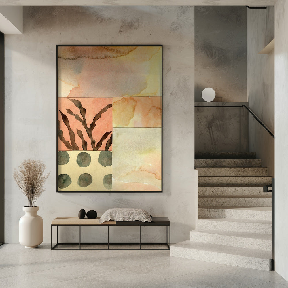 Watercolor abstract composition 9 | Poster