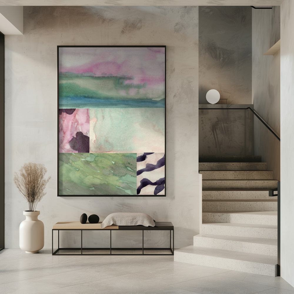 Watercolor abstract composition 10 | Poster