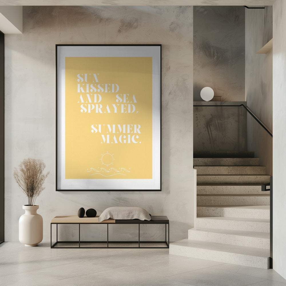 Summer magic, Quote + Illustration | Poster
