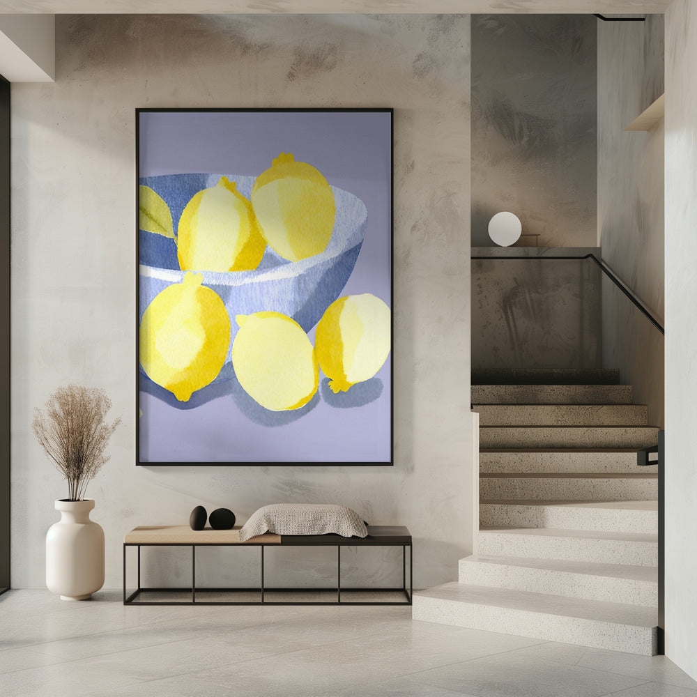 Zitronen in Schale | Poster