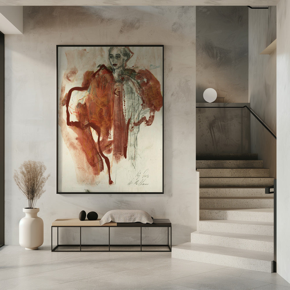 Evocative Human Figure | Poster