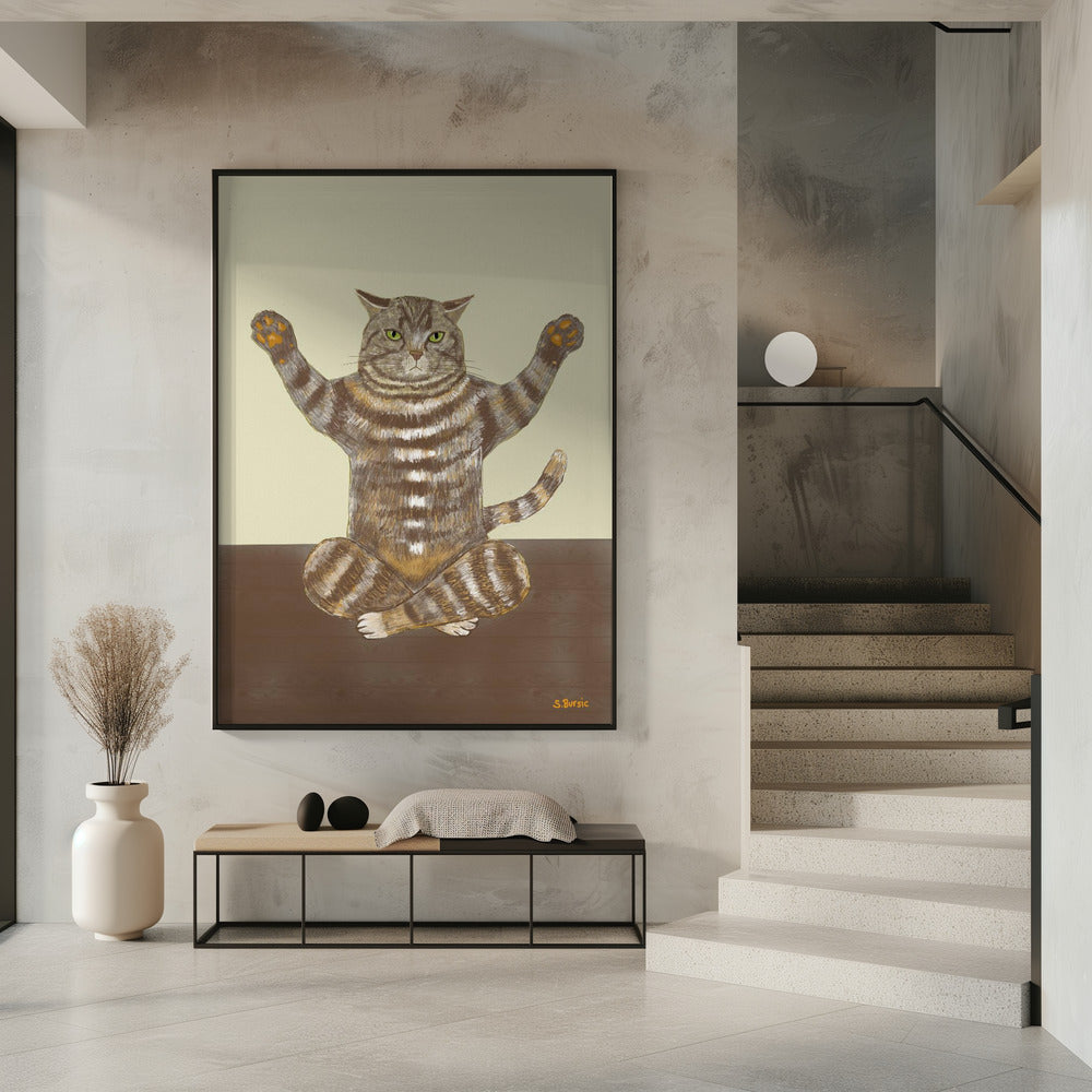 Yoga Cat | Poster