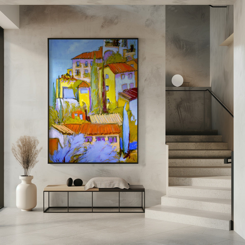 Hill Side Village | Poster