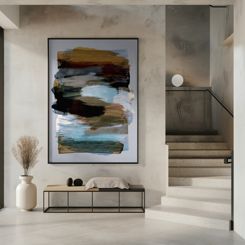 Abstract Brush Strokes 78X | Poster