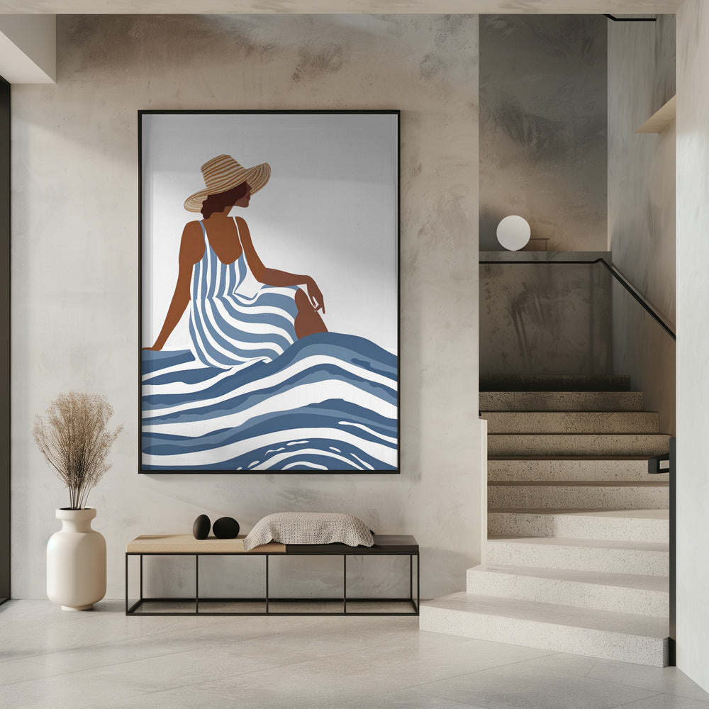 The Girl In the Striped Dress | Poster