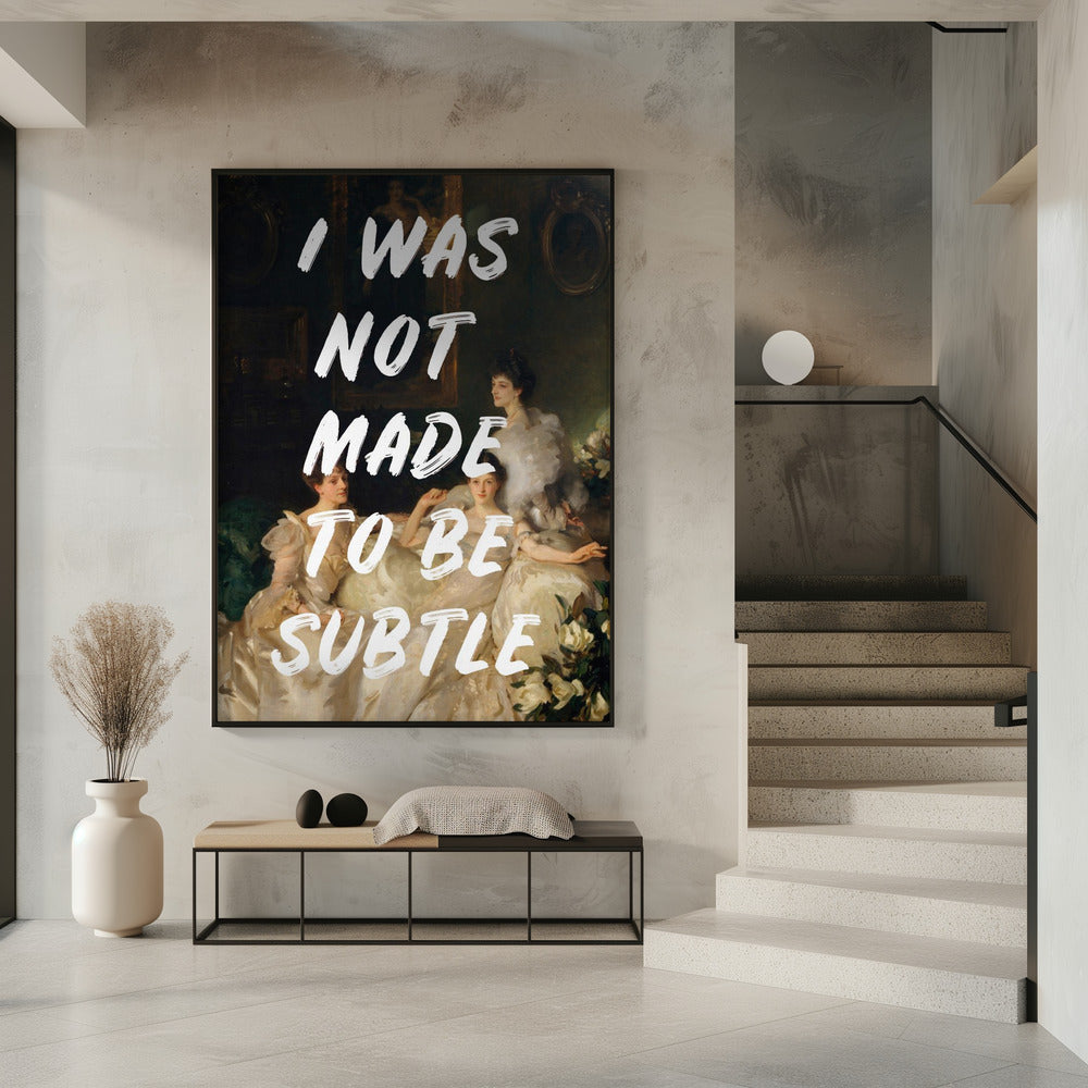 Notsubtlewhitefont Ratioiso | Poster