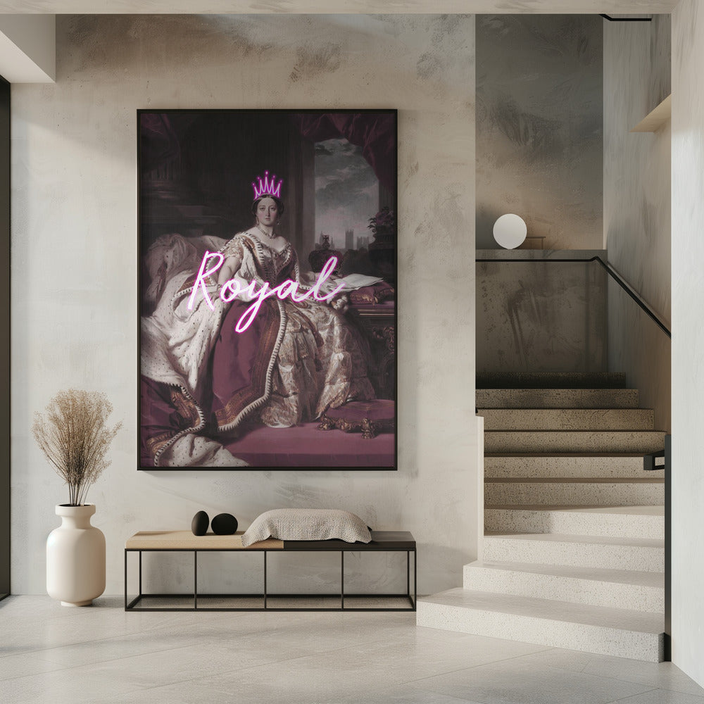 Queenvictoriaroyalneon Ratioiso | Poster