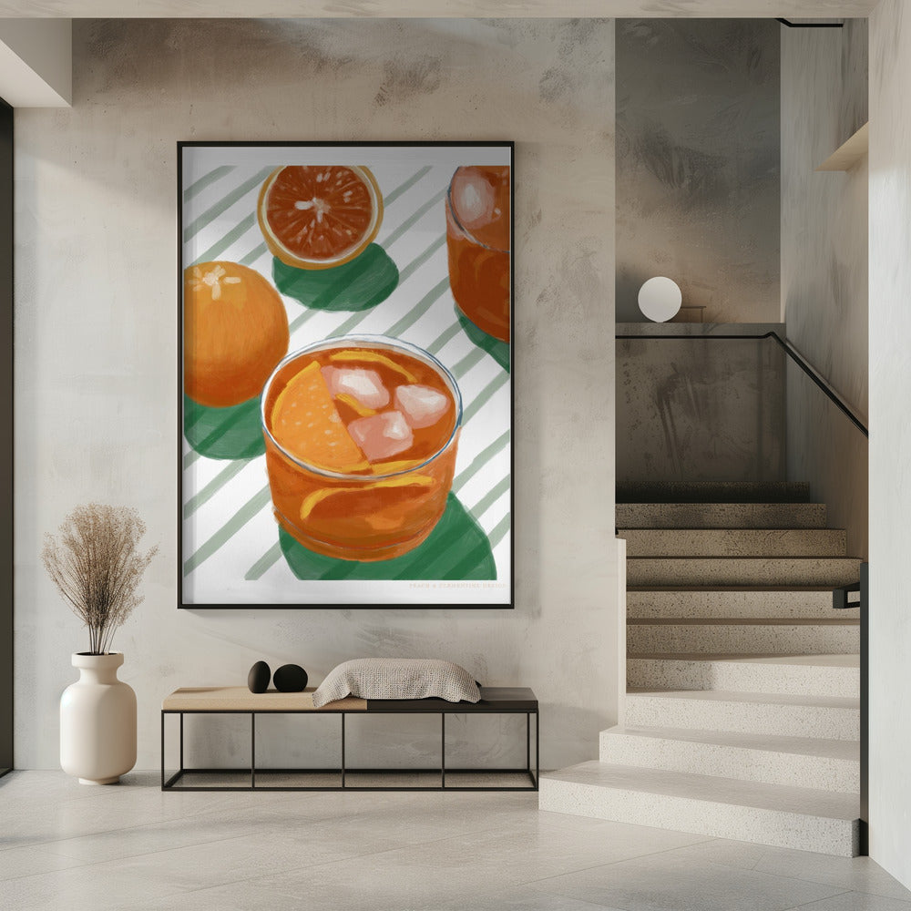 Pandc Cocktailandstripes Copy 2 | Poster