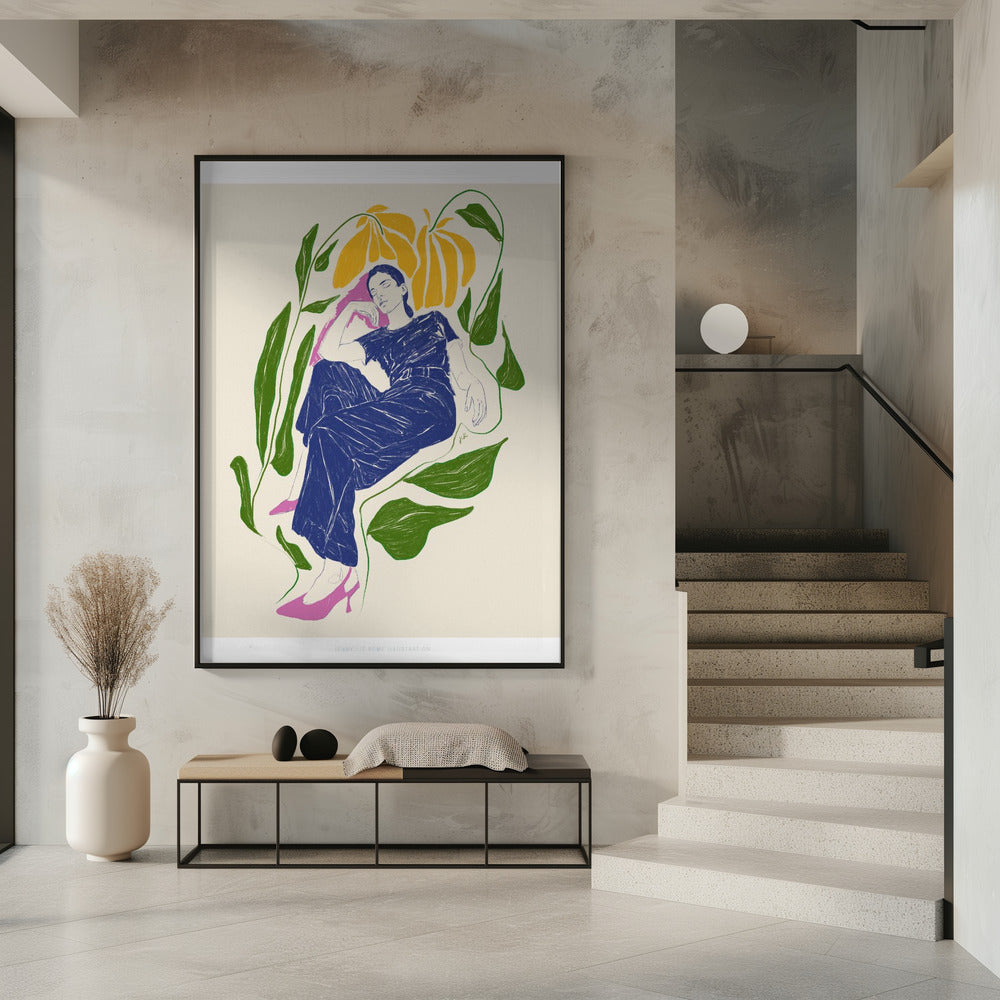 Jlr Quiet in the garden | Poster