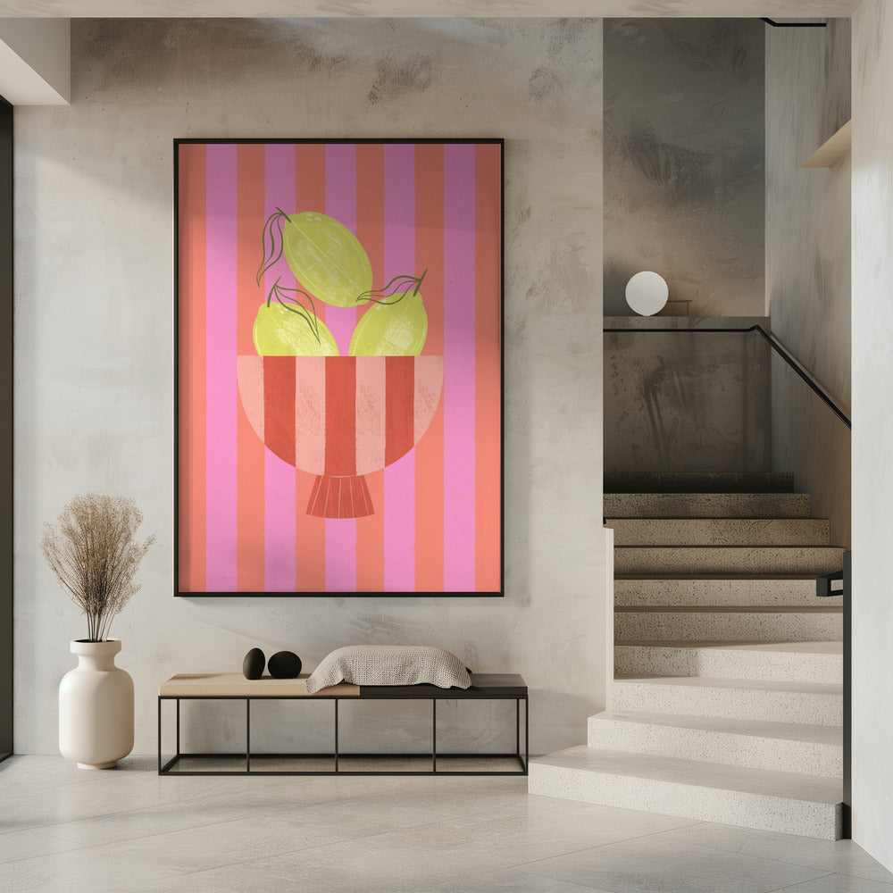 Bowl Of Lemons | Poster