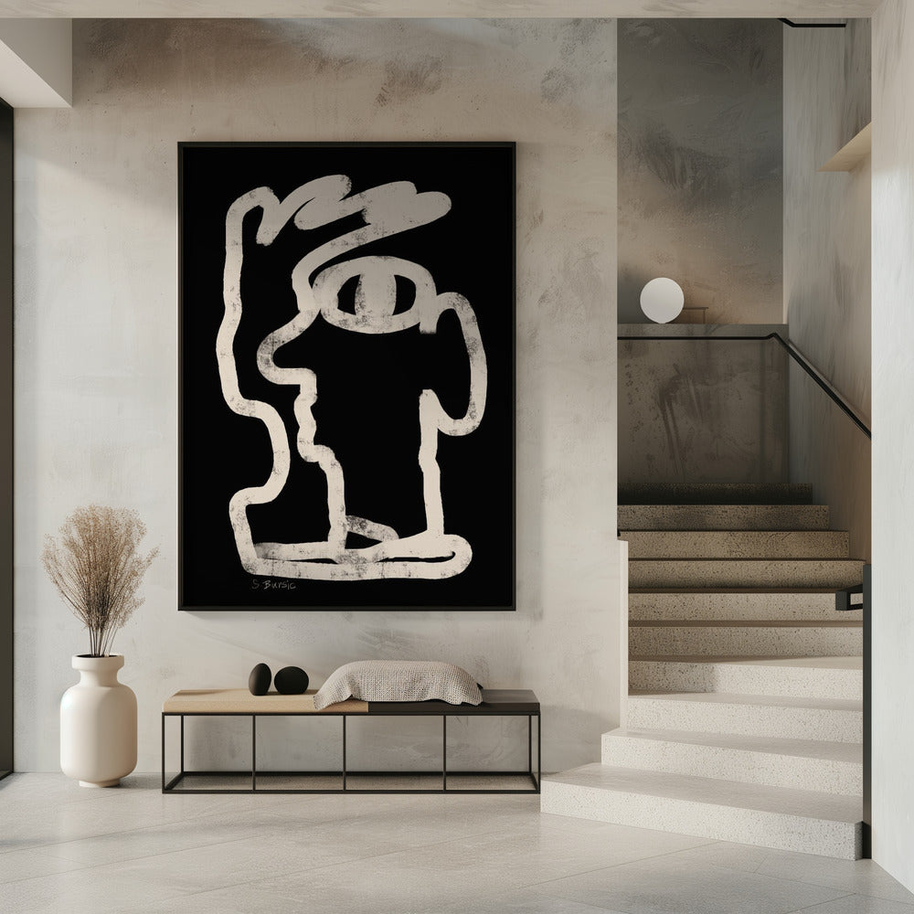 Face line art | Poster