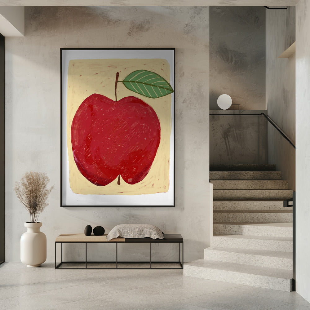 Big red apple | Poster