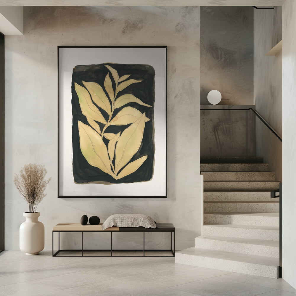 Foliage noir N.2 | Poster