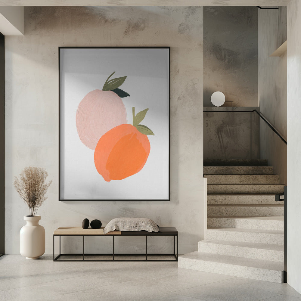 Painted Peach | Poster