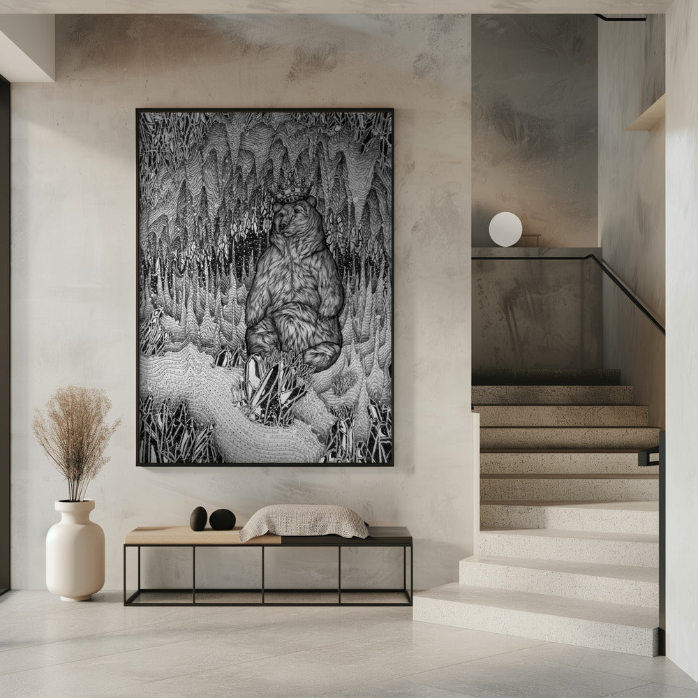 Cave of the Bear King Large | Poster