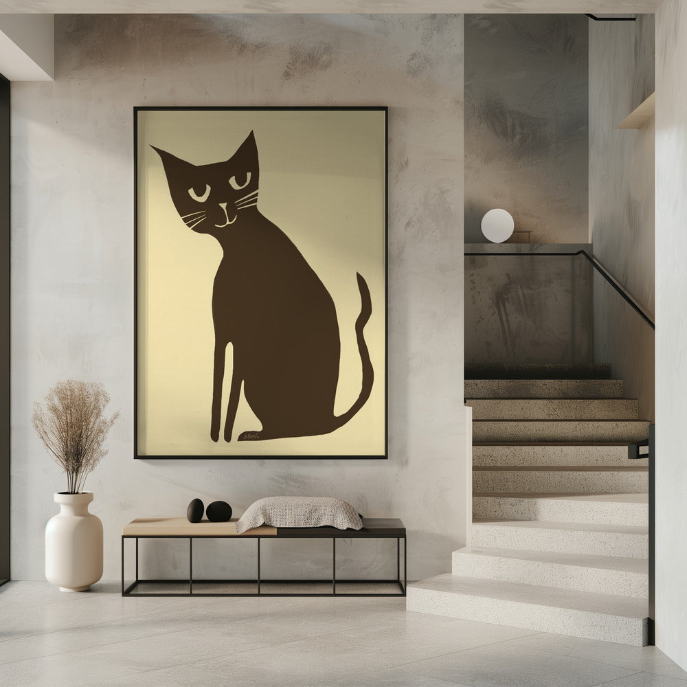 Brown cat | Poster
