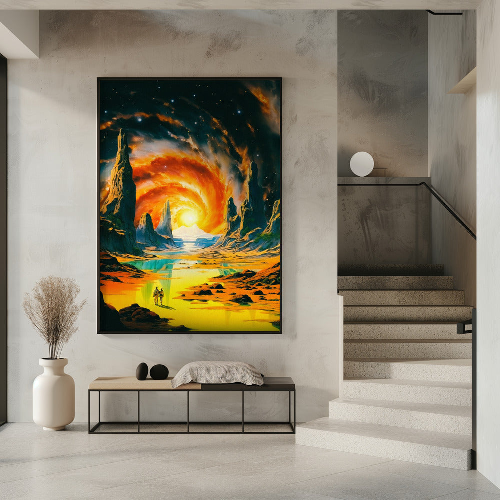 Romantic Space Walk | Poster