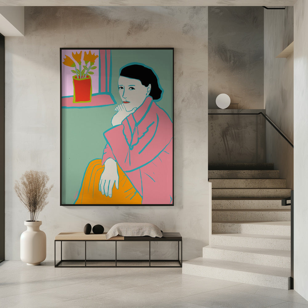 Lady in Pink | Poster