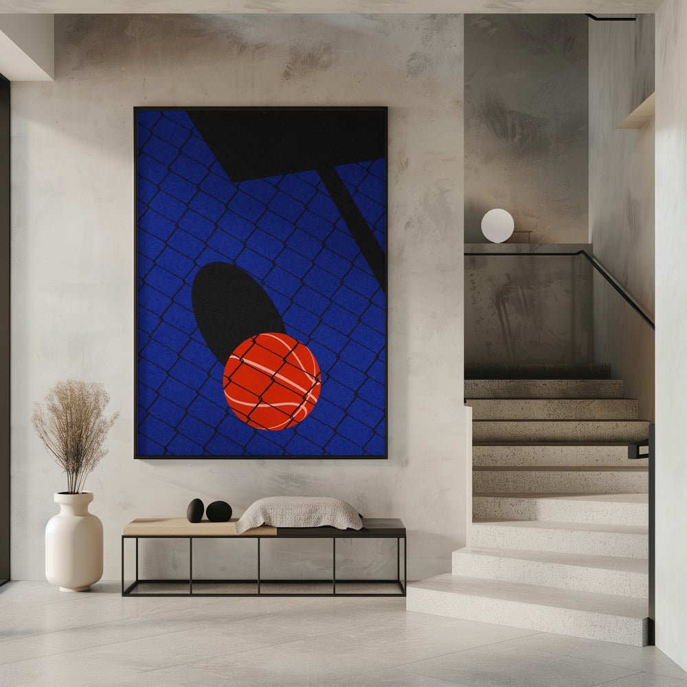 Backjard Basketball Court | Poster