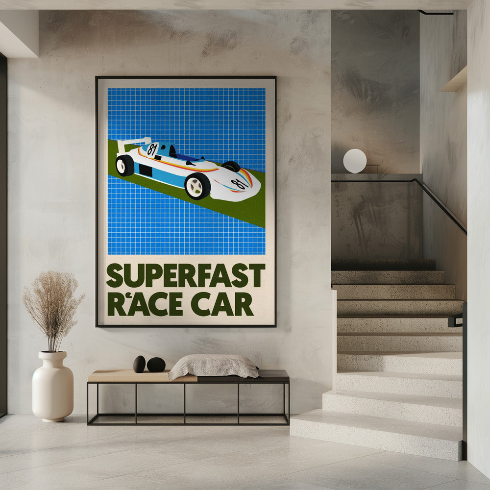 Superfast Race Car | Poster