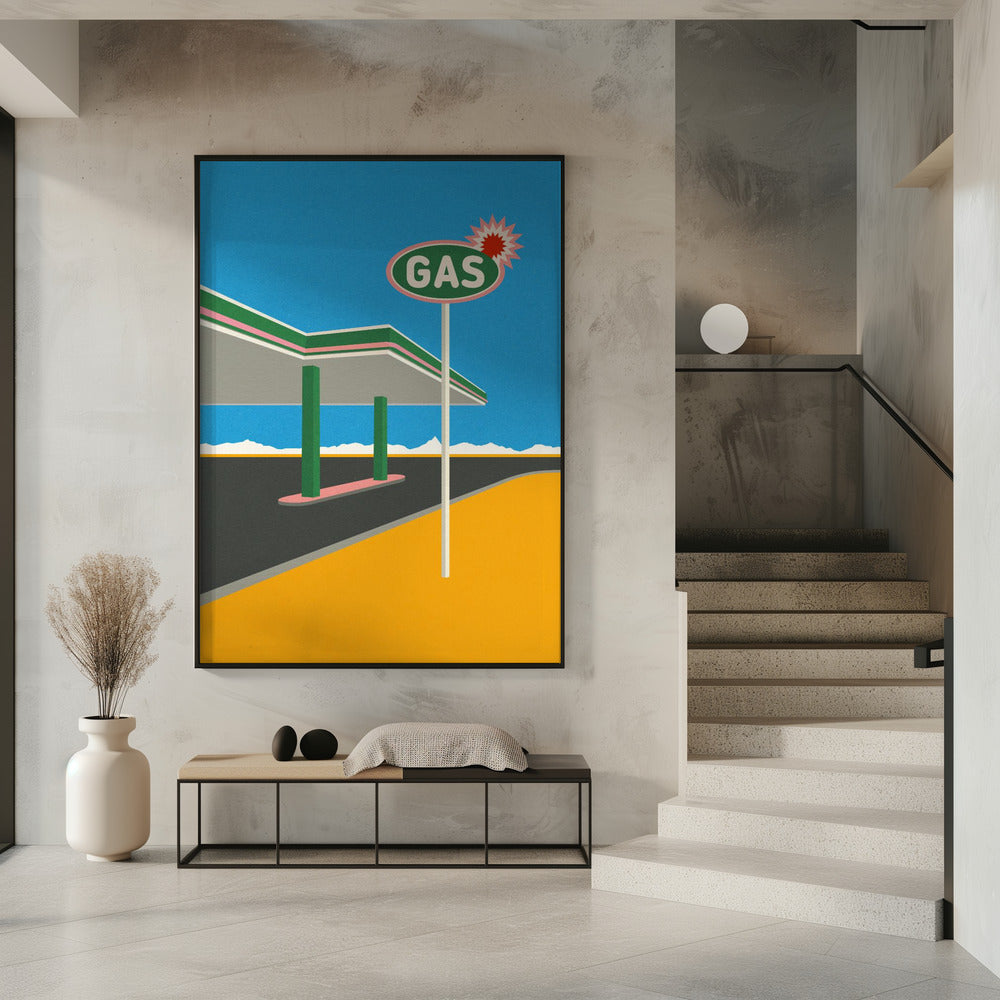 Spark Gas Station | Poster