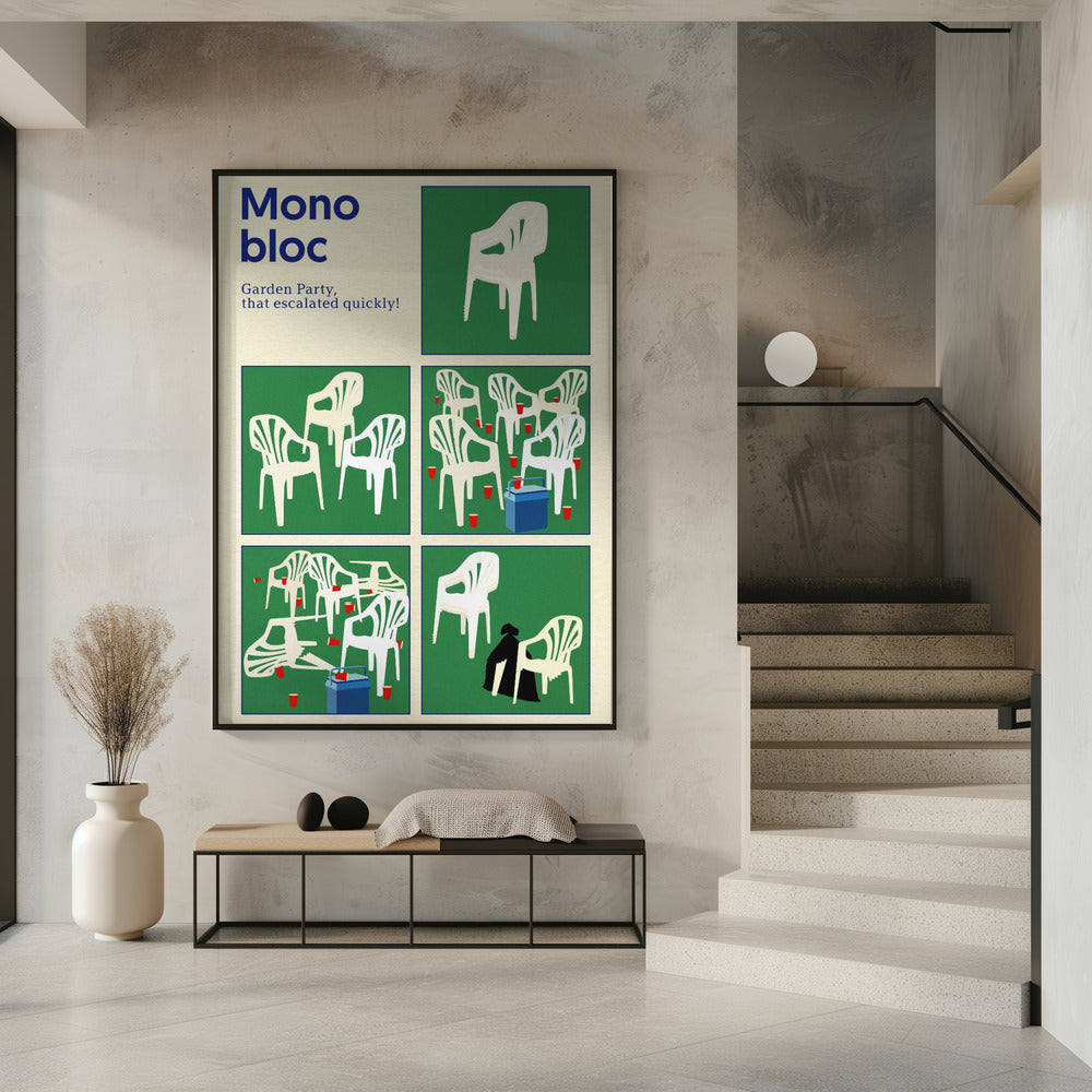 Poster Monobloc Five Squares | Poster