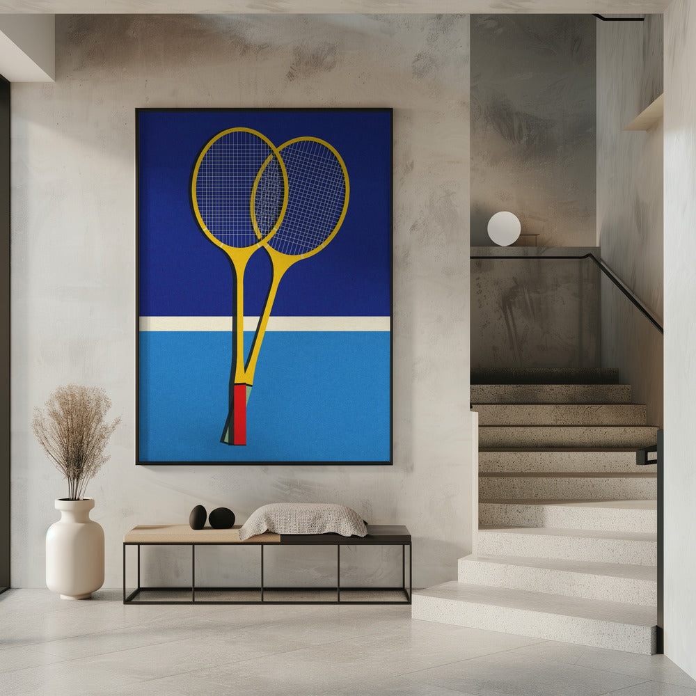 Wooden Badminton Rackets | Poster