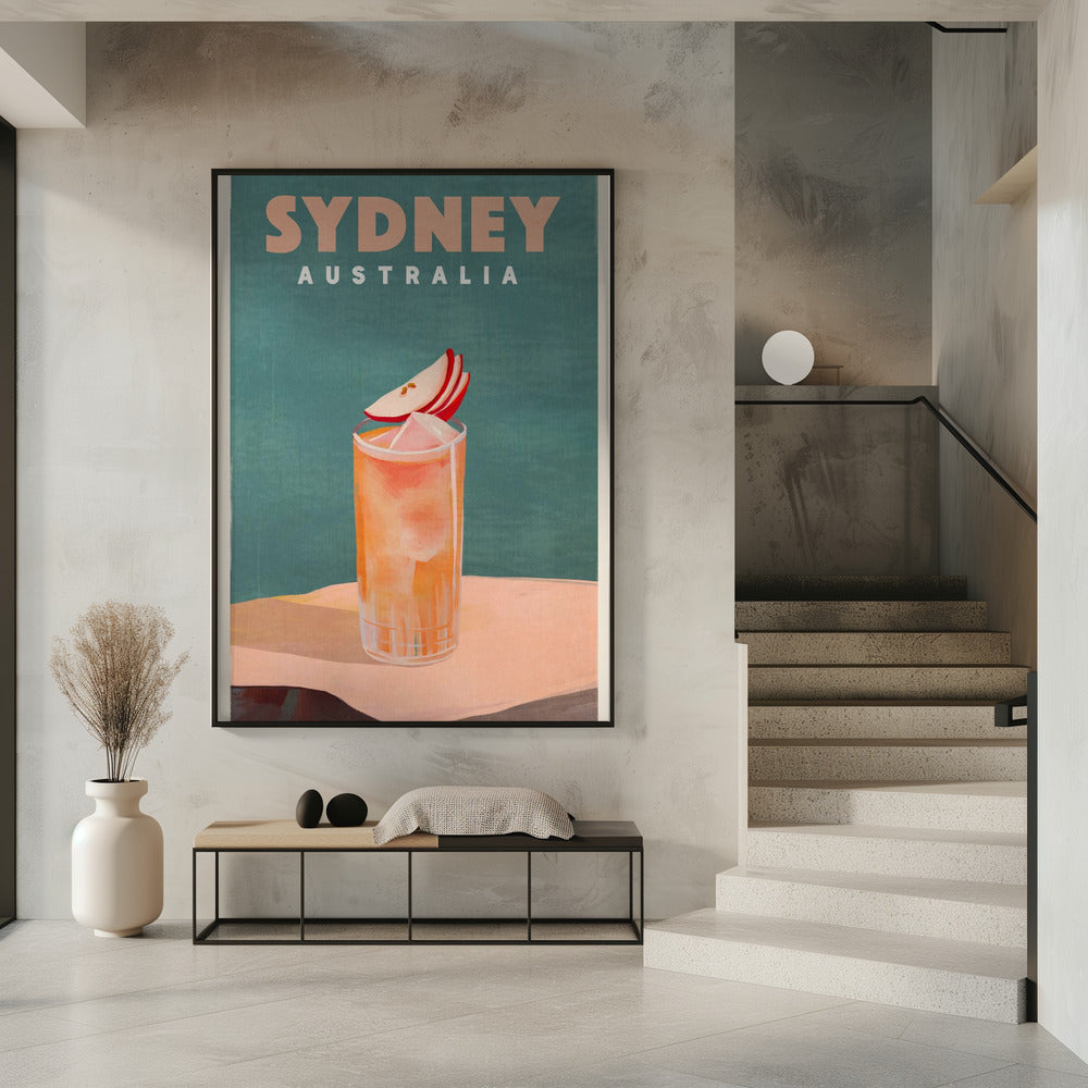Sydney Australia Cocktail Bar Decor | Poster