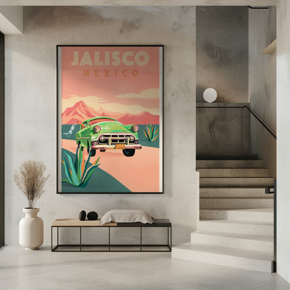 Jalisco Mexico Vintage Travel Poster | Poster