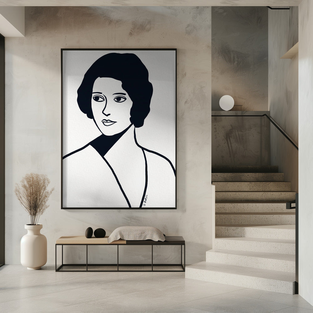 Vintage woman | Poster