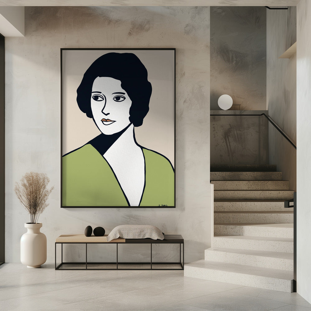 Vintage woman | Poster