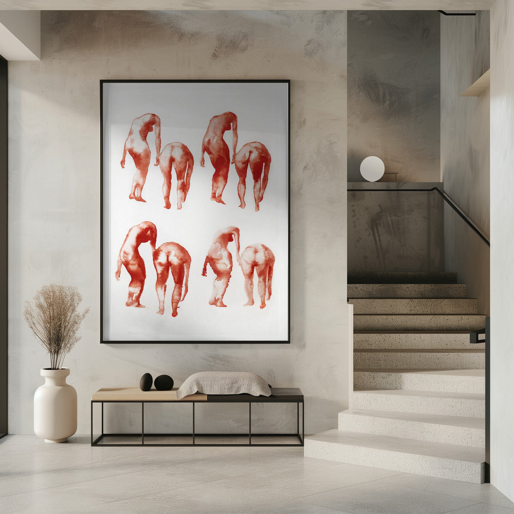 Figure Motion Study 2x4 | Poster