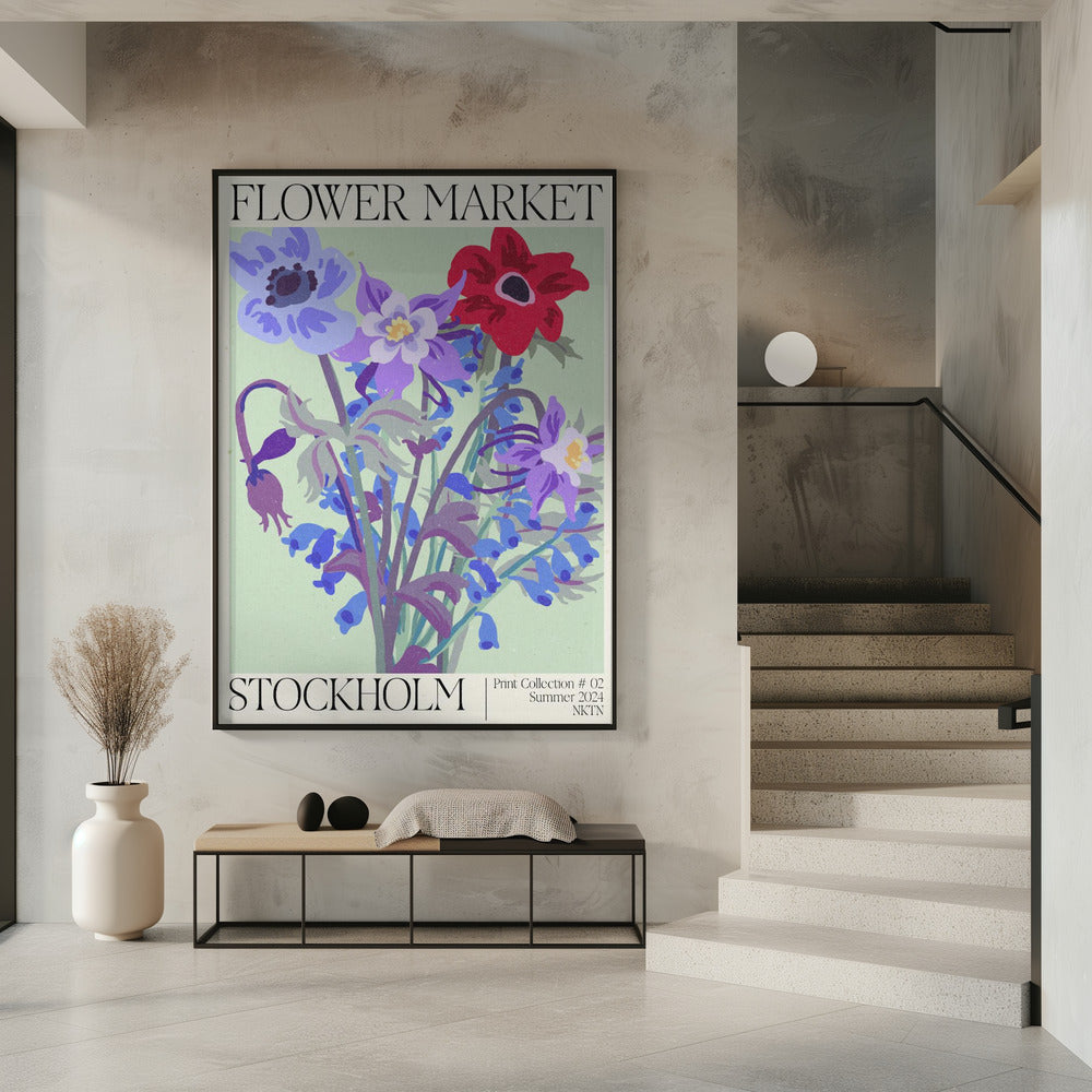 Stockholm Flower Market | Poster