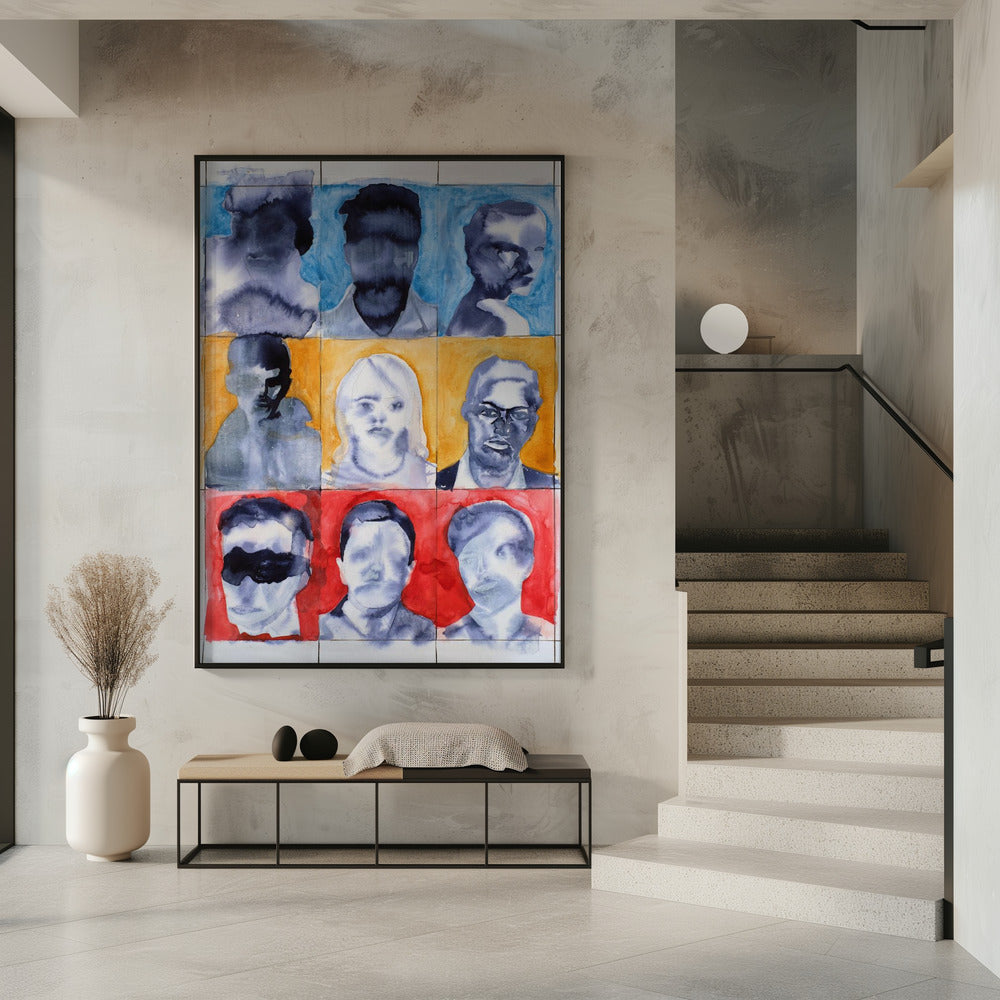 Headshot Grid No. 1 | Poster