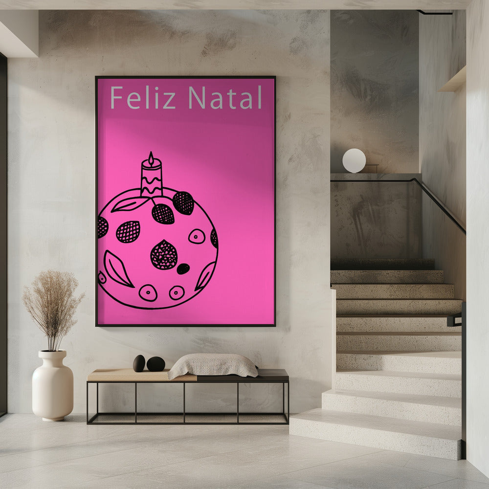 Bows and Baubles: Feliz Natal Christmas | Poster