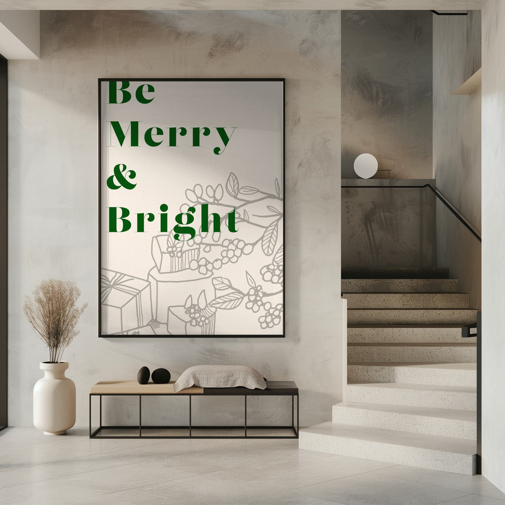 Bows and Baubles: Be Merry &amp; Bright Christmas | Poster