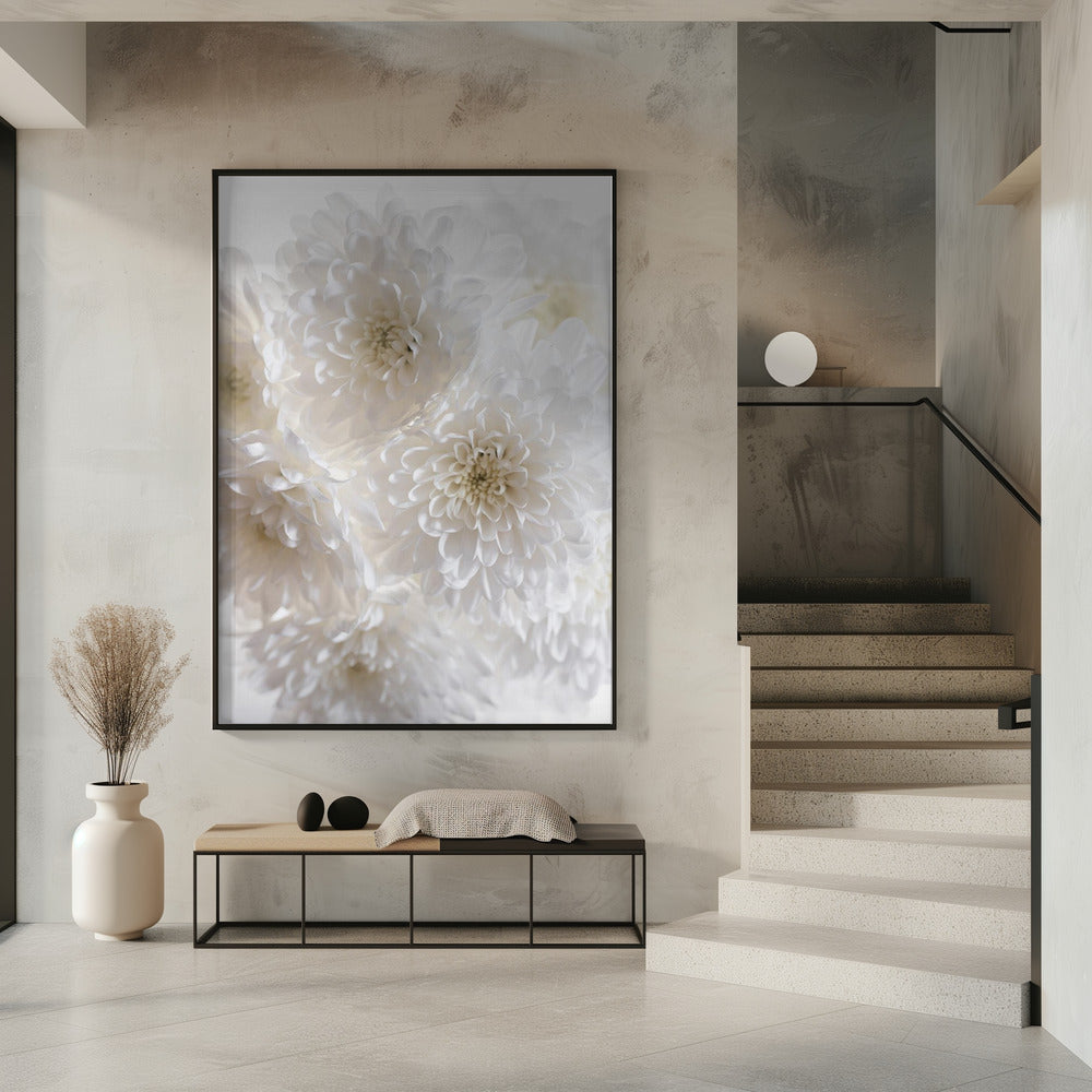 White Flowers 1 | Poster